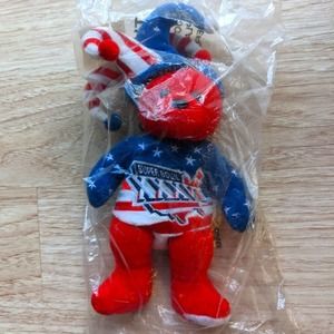 Patriots beanie baby from Super Bowl 36